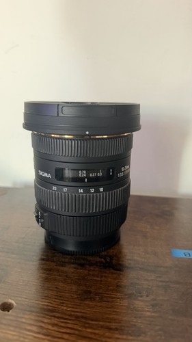 Sigma 20mm ex - 10-20mm, f/3.5