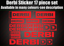 Derbi Stickers /  Decal Set  * ALL COLOURS AVAILABLE * gp1 gpr senda terra moto