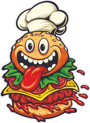Catering van unit sticker