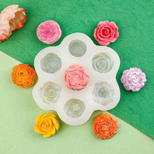 Silicone flower fondant mould - flower,