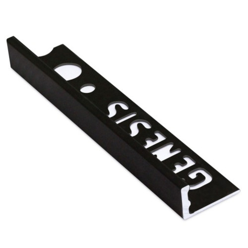 Genesis matt black tile - black, trim