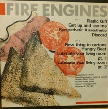 Fire Engines Lubricate Your Living Room LP w Bag UK 1981 Pop Aural NM