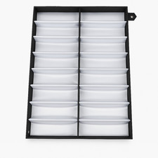 16 Slot Glasses Display Case