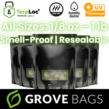 Grove Bags Terploc® Mylar | Smell Proof Bags – Resealable Storage, All Sizes