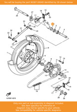 YAMAHA Collar, 90387-2004D OEM
