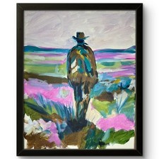 Cowboy Lone Ranger Painting