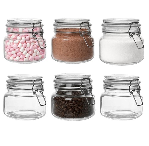 Glass storage jars clip - storage, top