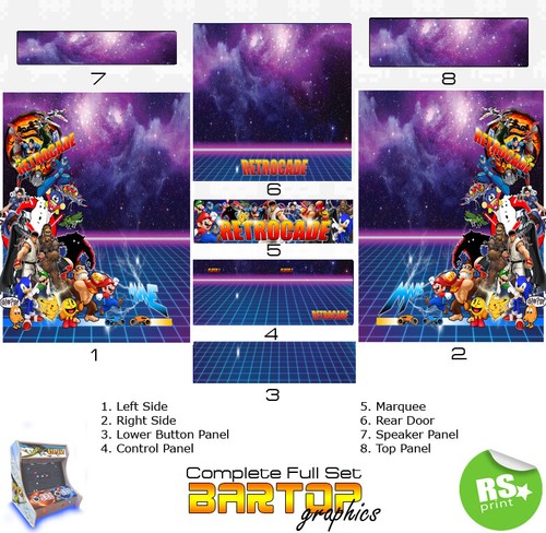 Retrocade bartop full - retrocade, v3