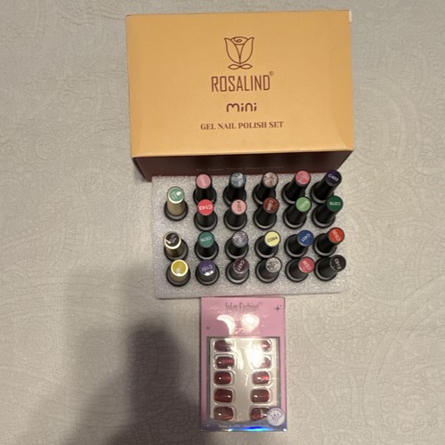 Gel nail polish kit - gel,