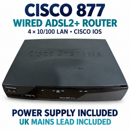 Cisco 877 wired - 877, router