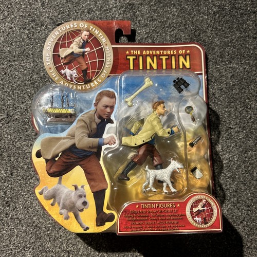 Tintin and snowy reporter set - and,