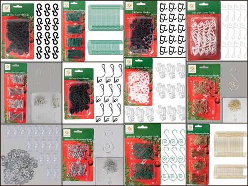Gutter swirl hooks christmas - gutter,