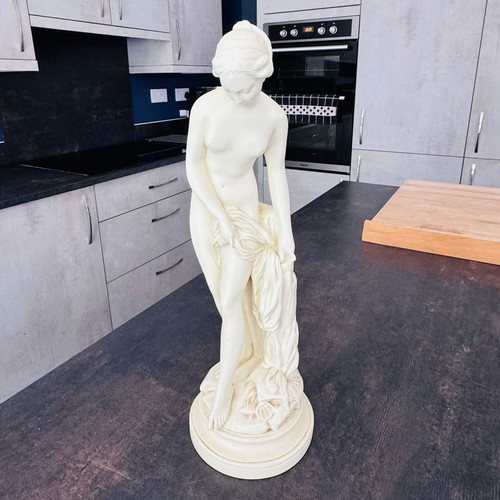 Female nude woman statue - female,