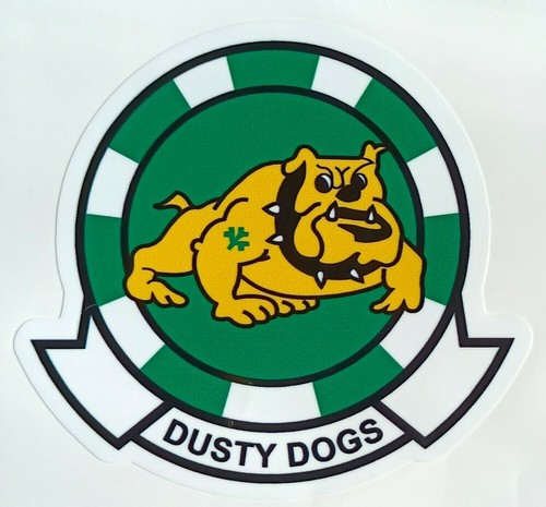 Usn dusty dog sticker - usn,
