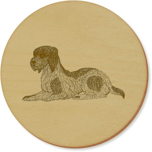 Italian spinone coaster - 'italian,