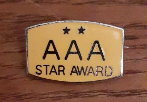 Old hotel rating enamel - rating, pin