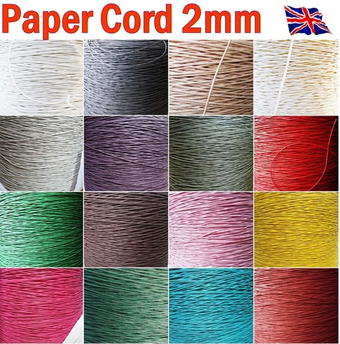 Raffia paper cord 2mm - raffia,