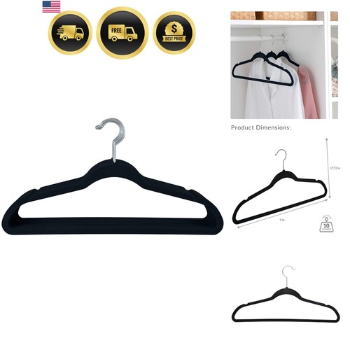 Slim velvet hangers - velvet,