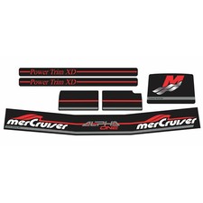 MerCruiser Alpha One Gen 2 Drives Engine Red Rams 37-861431A98 Decals Sticker