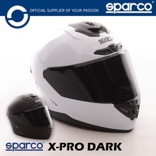 Sparco X-PRO Crash Helmet with Dark Visor for Karting and Track Days ECE 22-06