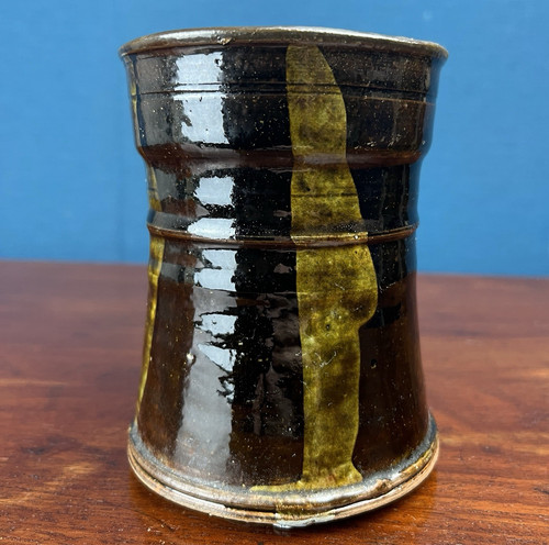 Vintage studio pottery vase - pottery,