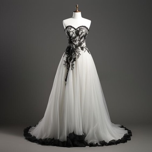 Vintage gothic sheath wedding - vintage,