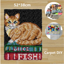 3D Kitty Embroidery Carpet DIY