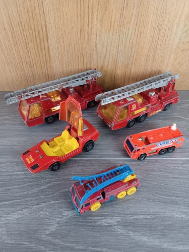 Vintage matchbox fire engines - vintage,