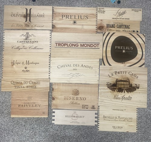 Lot wooden wine wood - lot, 15
