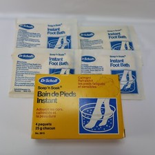 Dr. Scholls Soap 'n Soak Vintage Canada Footbath 4 Pack Original Box Prop