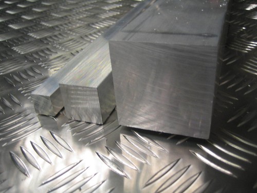 Aluminium square bar 5 - -, 5"