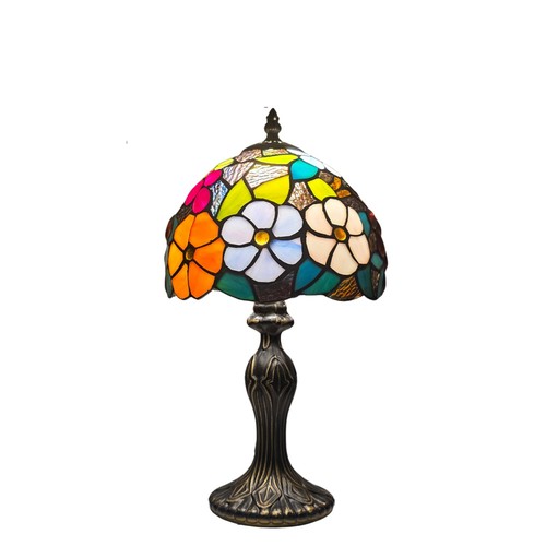 Tiffany style table - table, lamp