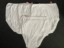 White 100% cotton briefs XXOS