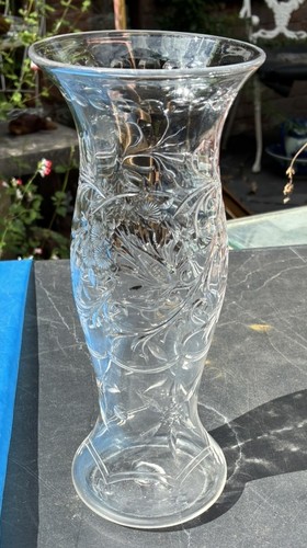 Vintage hand blown clear glass - vintage,