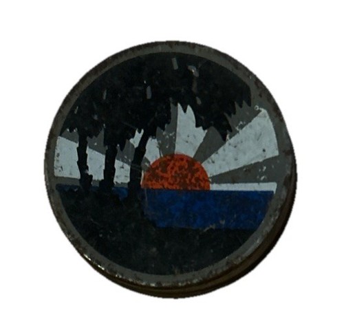 Vintage snuff tin - tin, 1950s