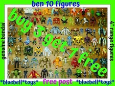 Ben 10 Figures 4 inch Range - Huge Choice - Buy 3 get 1 Free - FREE POSTAGE