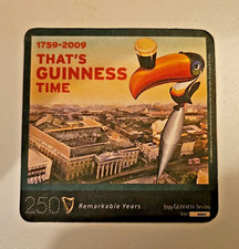 Guinness Beer Coaster - 250 Anniversary (1759 - 2009) Ideal for Collectors!