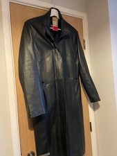 Barneys Longline Leather Coat