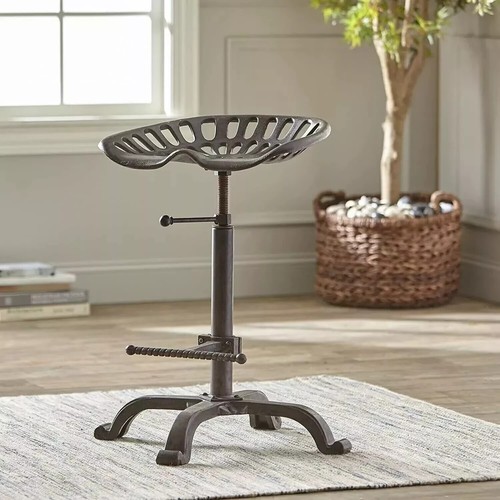 Cast iron bar stool industrial - iron,