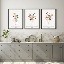 Set of 3 Bible Verses Wall Art