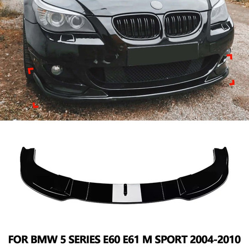 Front bumper lip spoiler - front,