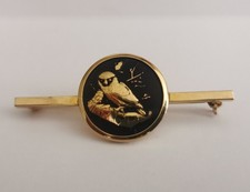 Vintage Style Owl Bar Brooch