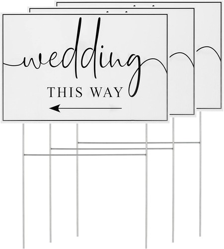 Wedding direction signs - wedding,