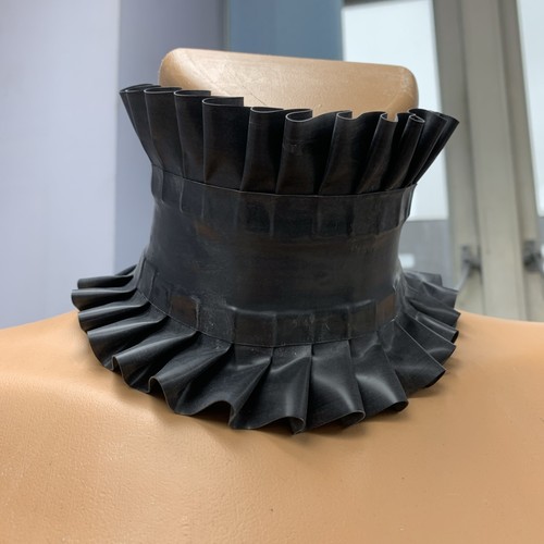 Latex black neck - latex, choker