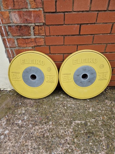 Eleiko 2x15kg olympic - 2x15kg, bumper