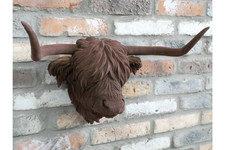 Wall Mounted Highland Cow Head