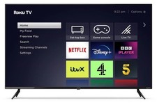 Polaroid TV Smart 4K Ultra HD Roku 50" LED Freeview Play Dolby Audio Black