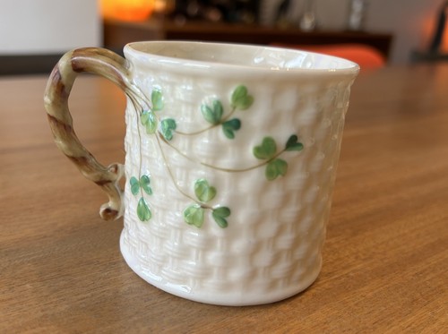 Antique belleek 2nd black mark - black,