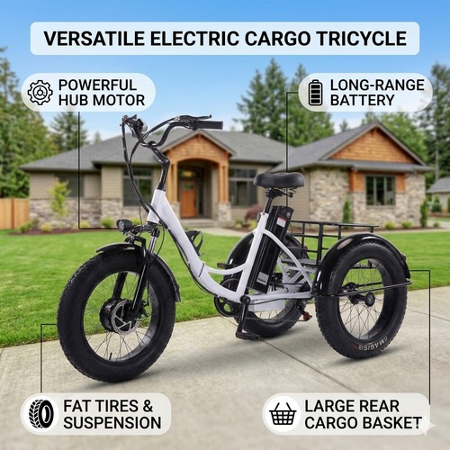 20in electric tricycle - 20in,
