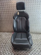 12-18 AUDI A6 C7 GENUINE FRONT LEFT PASSENGER N/S BLACK LEATHER SEAT MANUAL